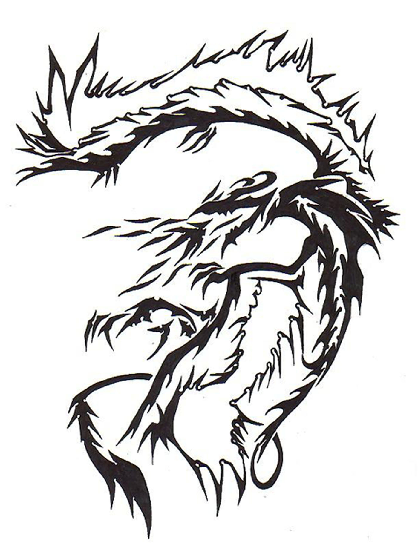 Wyvern Dragon Tattoo