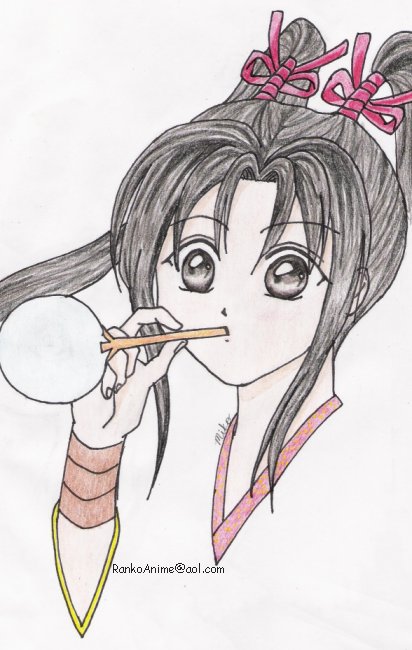 Yusura Blowing a Bubble