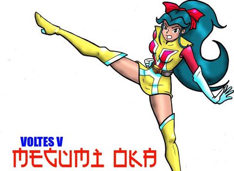 Megumi Oka of Voltes V